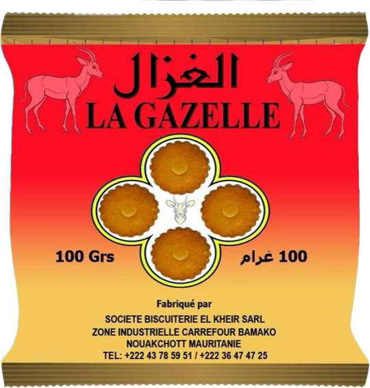 LA GAZELLE traditional Mauritanian biscuits package